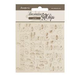 Stamperia Decorative chips...