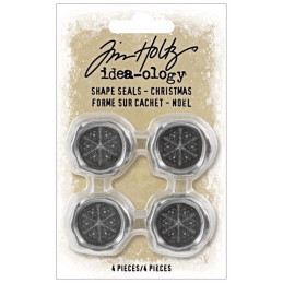 Tim Holtz Idea-Ology Metal Shape Seals Christmas