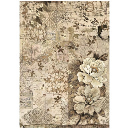 Papel de arroz A4 Old Lace...