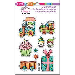Stampendous Perfectly Clear Stamps - Whisper Happy Wagon