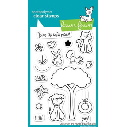 Lawn Fawn Clear Stamps - Critters In the 'Burbs