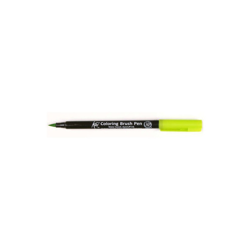 Sakura Koi Coloring Brush Pen - Yellow green