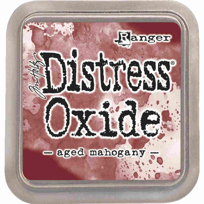 Tinta Distress Oxide Tim Holtz - Aged Mahogany.