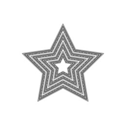 Set 4 troqueles finos ZAG Estrellas